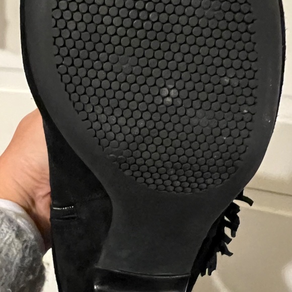 Black suede booties - Picture 3 of 4